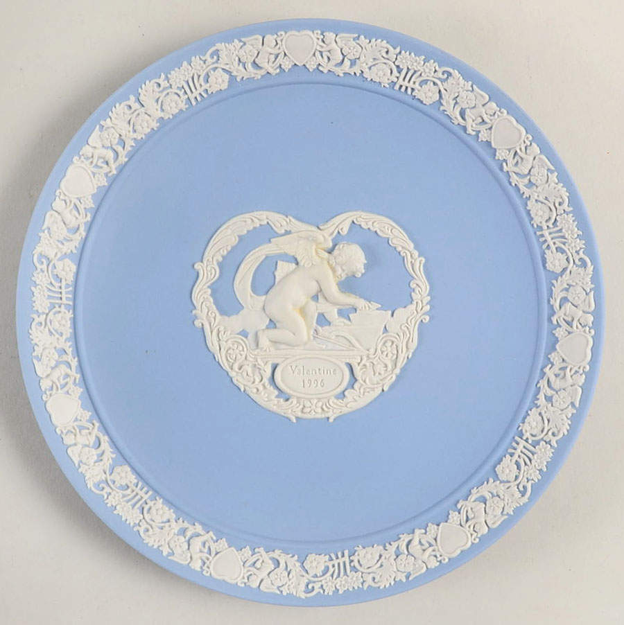 Valentines Day 1996-Cupid Sharpening His Arrows - With Box by Wedgwood-1