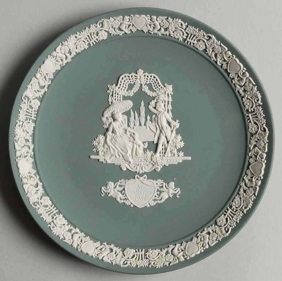 My Valentine My Valentine-Cream On Teal - No Box by Wedgwood-1