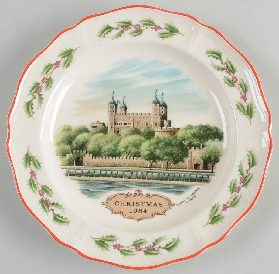 Christmas-Queen's Ware Tower Of London - Boxed by Wedgwood-1