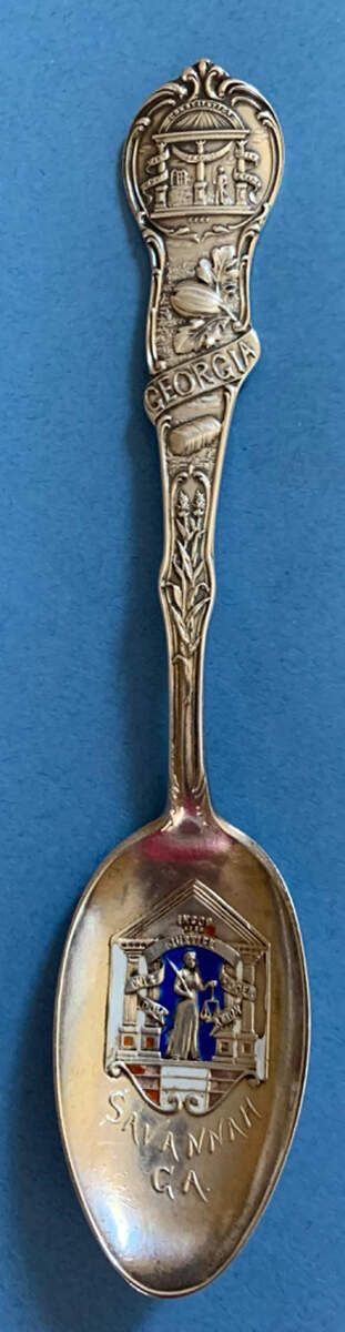 State Spoon Georgia-Savannah,Pierced - No Box by Watson-1