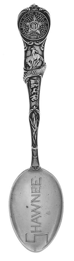 State Spoon Oklahoma - Shawnee State Seal - No Box by Watson-1