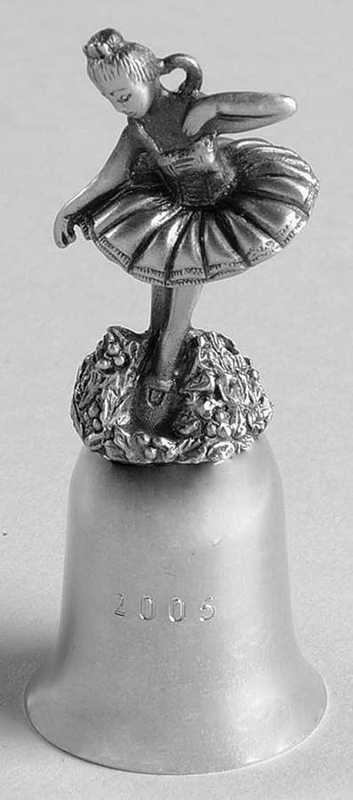 Twelve Days of Christmas-Mini Bell 9 Ladies Dancing - Boxed by Wallace Silver-1