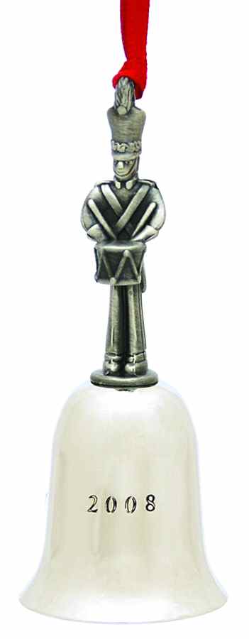 Twelve Days of Christmas-Mini Bell 12 Drummers Drumming - No Box by Wallace Silver-1