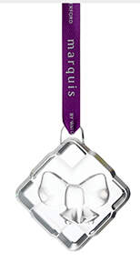 Marquis Collection Ornament Present Ornament - No Box by Waterford Crystal-1