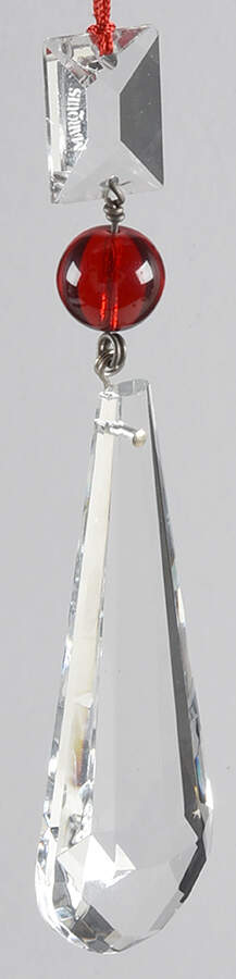 Marquis Collection Ornament Ruby Jewel Icicles-Square - No Box by Waterford Crystal-1
