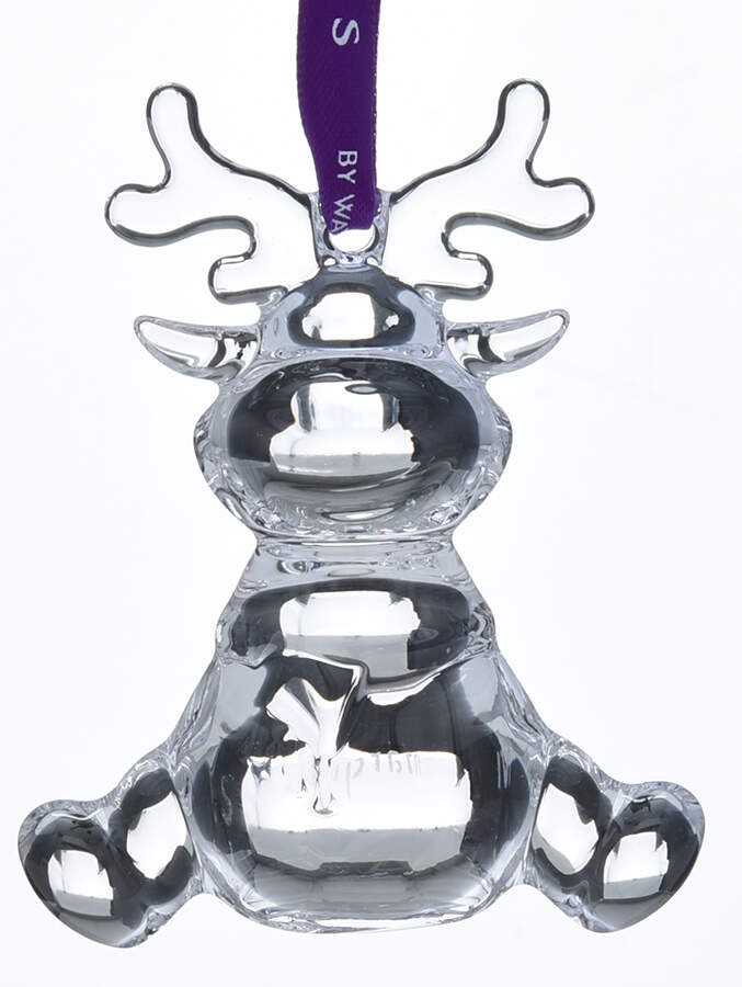 Marquis Collection Ornament Reindeer Ornament - No Box by Waterford Crystal-1