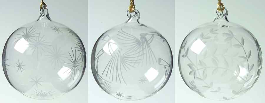 Marquis Collection Ornament Christmas Celebrations-Set Of 3 - Boxed by Waterford Crystal-1