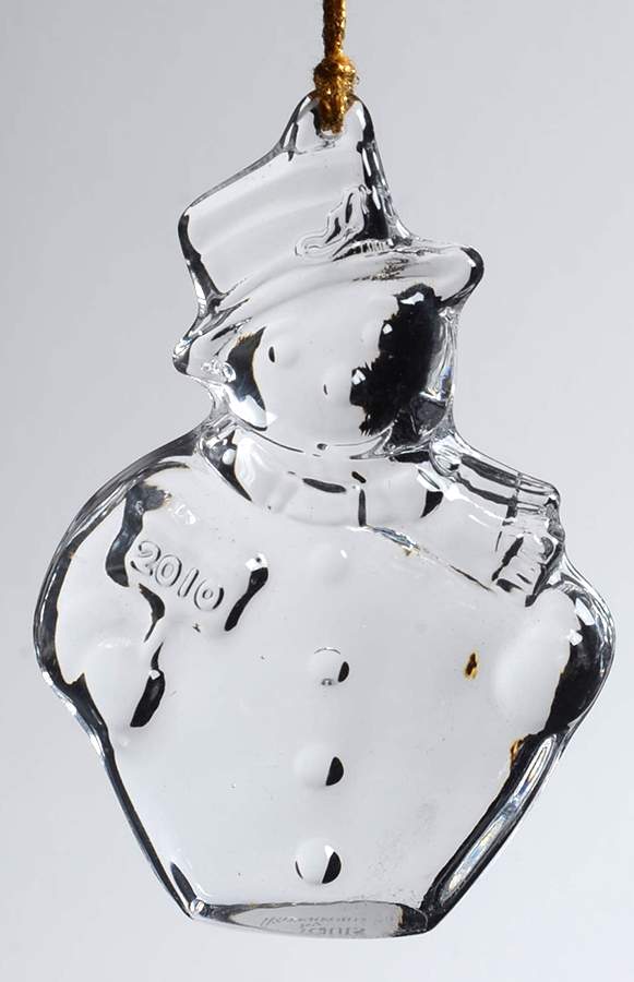 Marquis Collection Ornament Snowman Ornament - No Box by Waterford Crystal-1