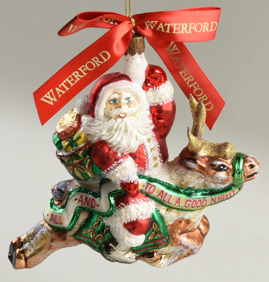 Twas The Night Before Christmas Merry Christmas To All - Boxed by Waterford Crystal-1
