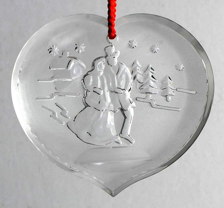 Joys of Winter Ice Skaters-No Date - No Box by Waterford Crystal-1
