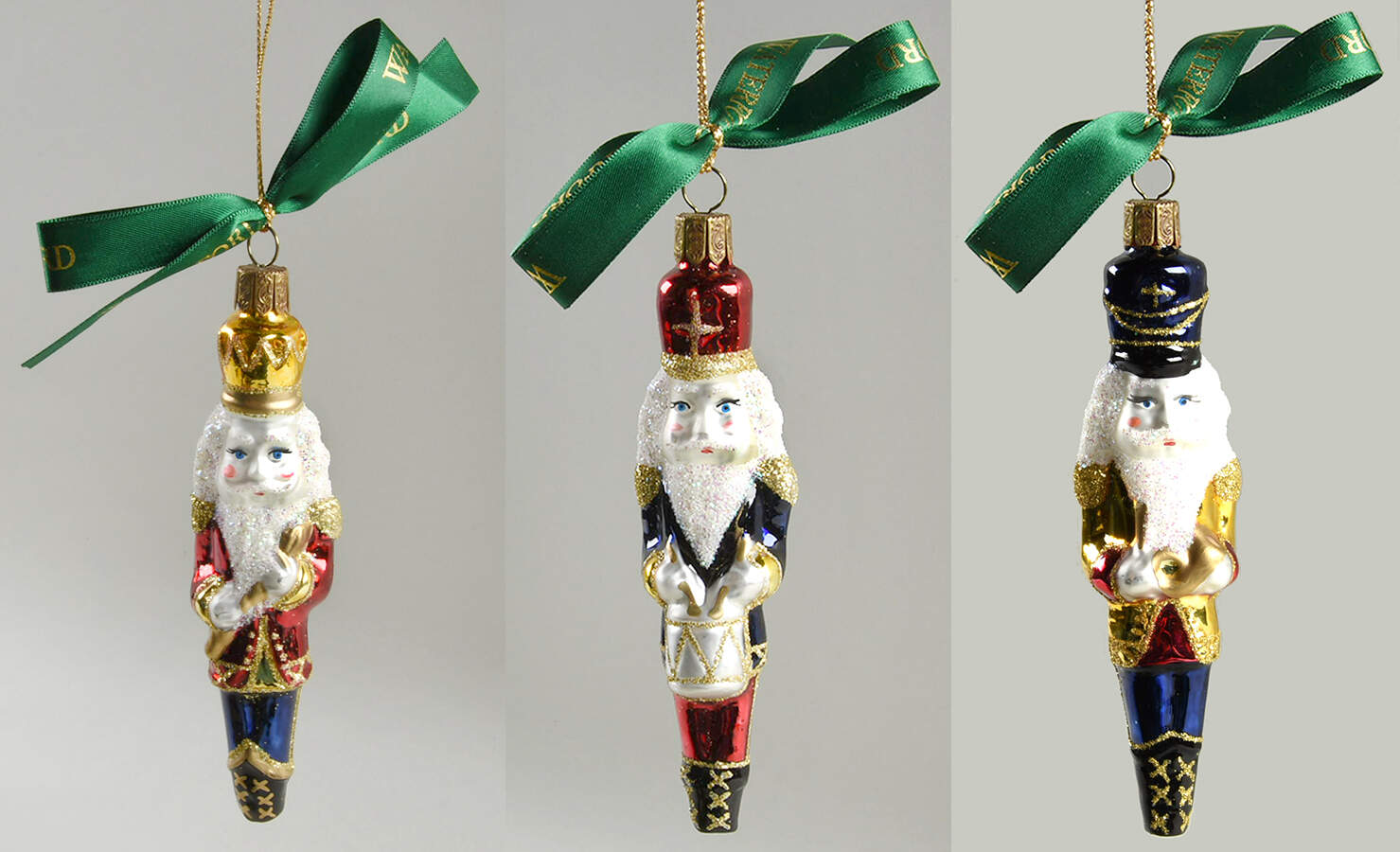 Holiday Heirlooms Ornaments Nutcrackers (Set Of 3) - No Box by Waterford Crystal-1