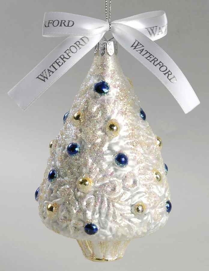 Blue and White Holiday Heirloom Festival Tree-Blue And White - No Box by Waterford Crystal-1