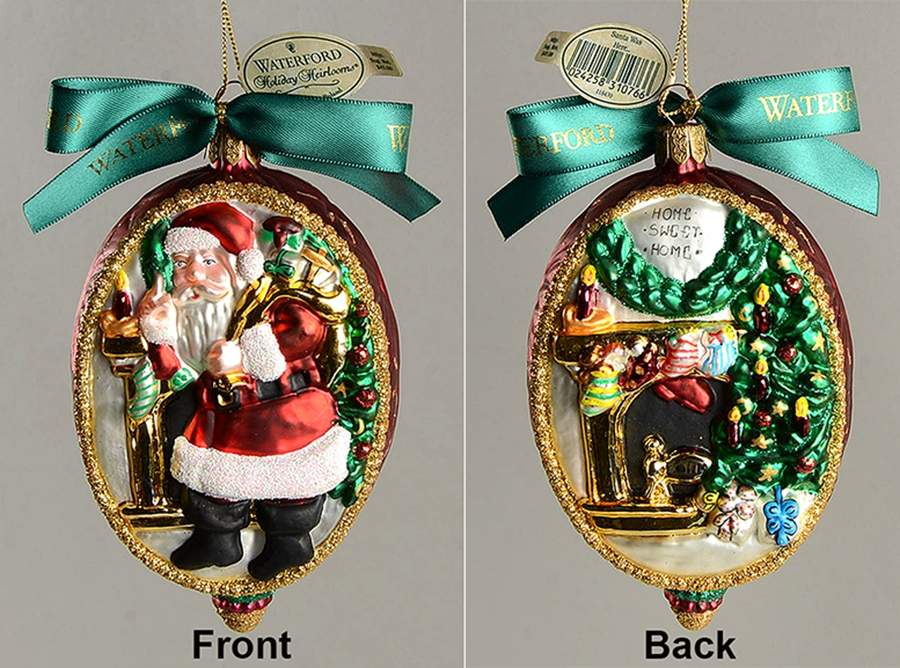 Santa Collection-Hoilday Heirlooms Santa Was Here - Boxed by Waterford Crystal-1