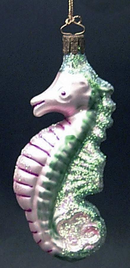 Holiday Heirlooms Ornaments Seahorse - Boxed by Waterford Crystal-1