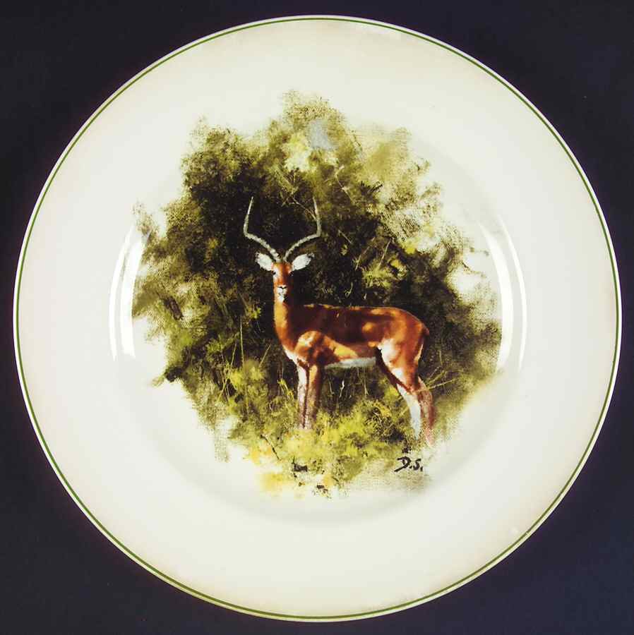 World Wildlife Fund-Plate Impala - With Box by Wedgwood-1