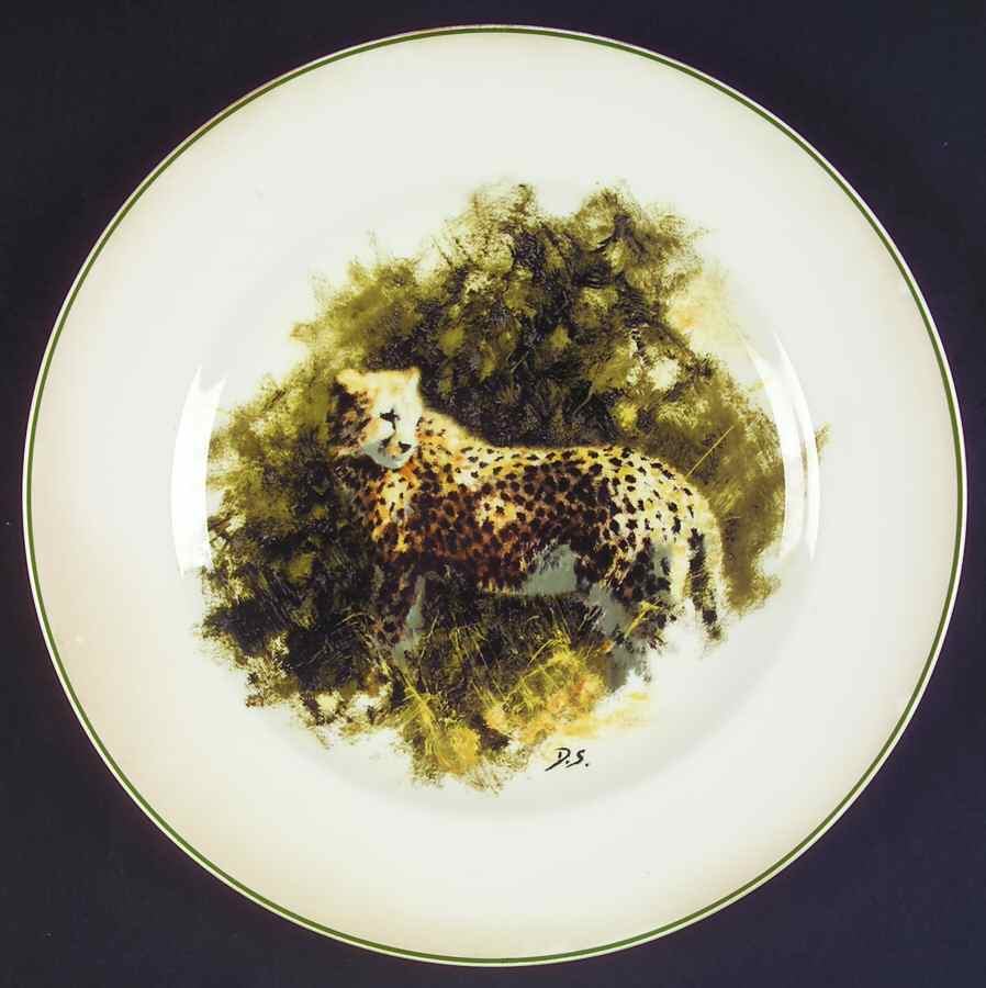 World Wildlife Fund-Plate Cheetah - Boxed by Wedgwood-1