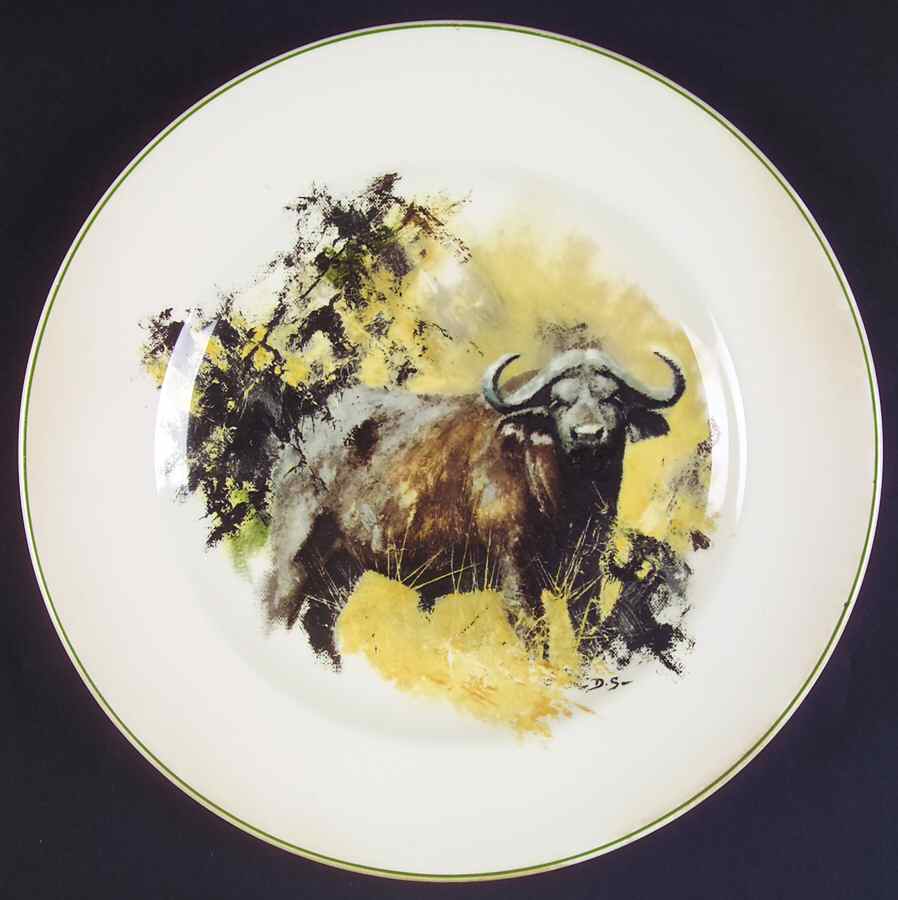 World Wildlife Fund-Plate Buffalo - Boxed by Wedgwood-1