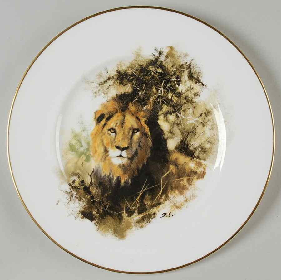 World Wildlife Fund-Plate Lion - No Box by Wedgwood-1