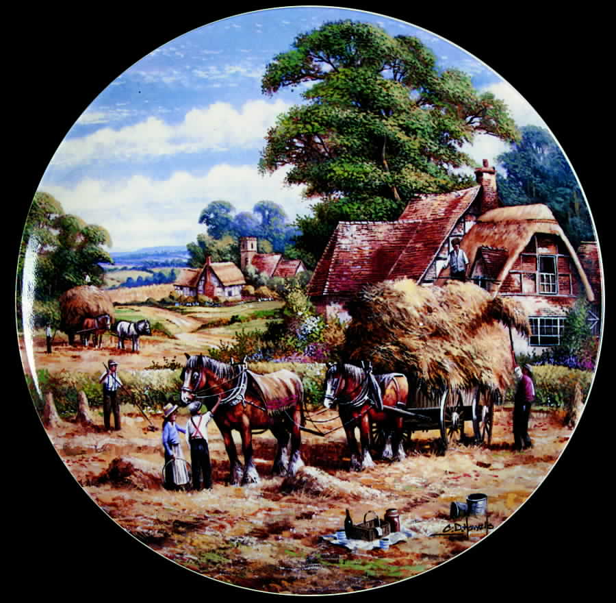 Four Seasons Summer-Haymaking - With Box by Wedgwood-1