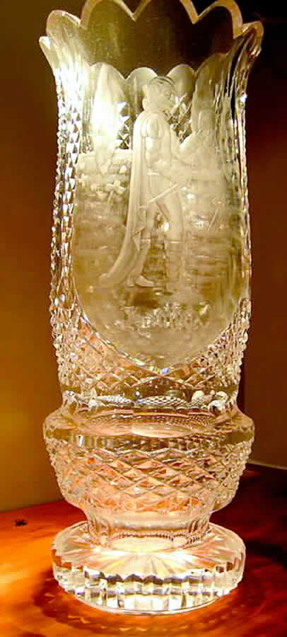 Christmas Vase-Annual Hamlet - Boxed by Waterford Crystal-1