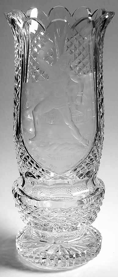 Christmas Vase-Annual Samson - Boxed by Waterford Crystal-1