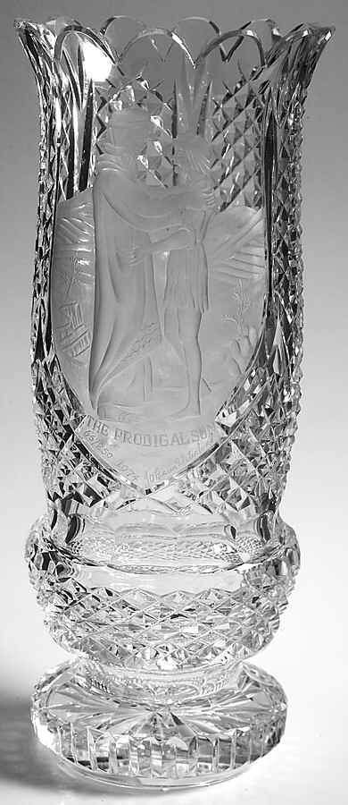 Christmas Vase-Annual The Prodigal Son - Boxed by Waterford Crystal-1