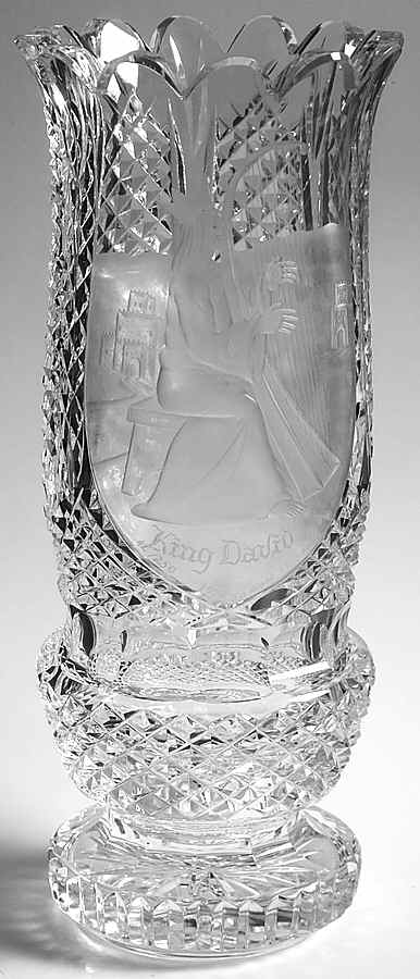 Christmas Vase-Annual King David - Boxed by Waterford Crystal-1