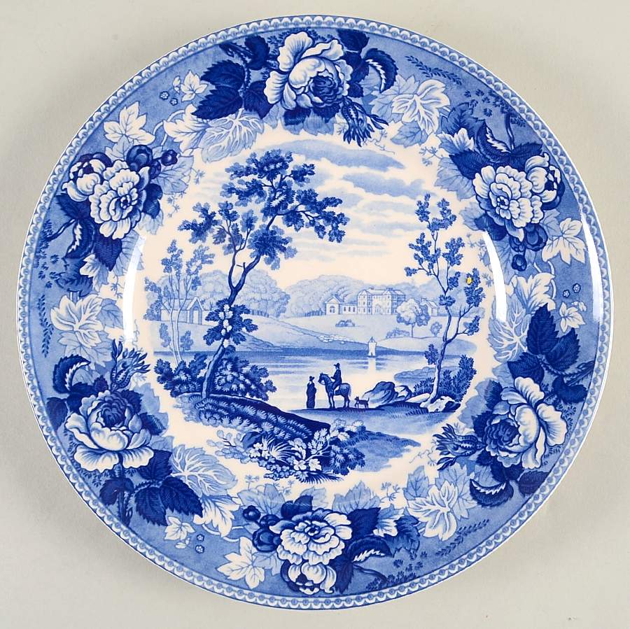 Wedgwood Blue & White Collection Blue Landscape - No Box by Wedgwood-1