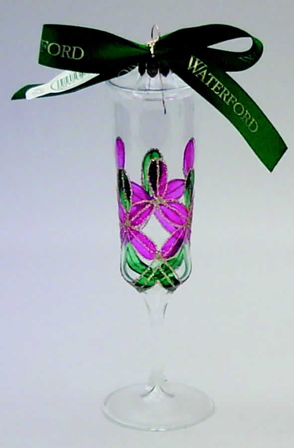 Mini Glasses-Ornament Lismore Champagne Flute - No Box by Waterford Crystal-1