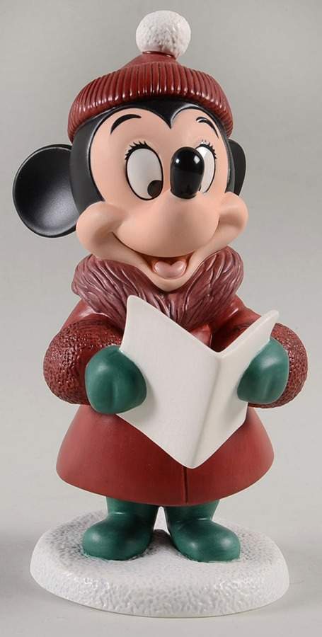 Pluto's Christmas Tree Caroler Minnie - No Box by Walt Disney Classics-1