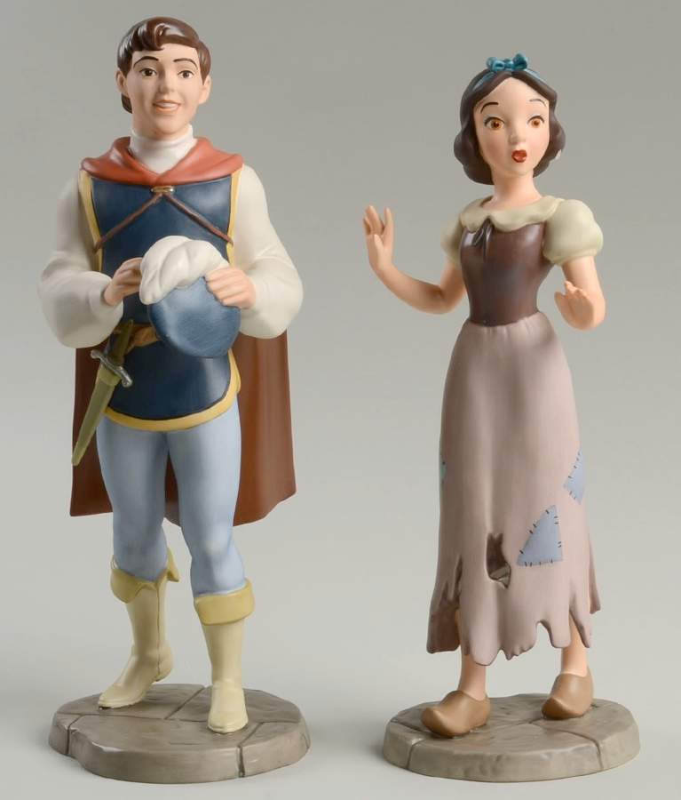 Snow White & the Seven Dwarfs I'm Wishing For The One I Love -Set Of 2 - Boxed by Walt Disney Classics-1
