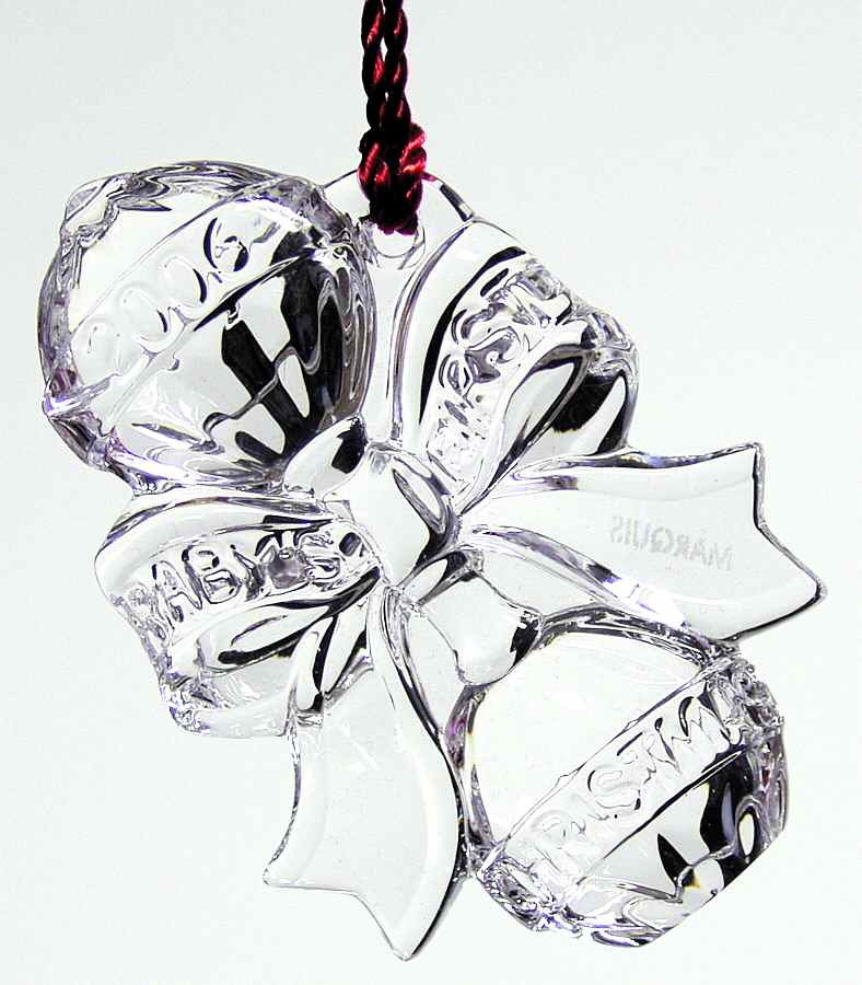 Marquis Baby's First Christmas Rattle - Boxed by Waterford Crystal-1