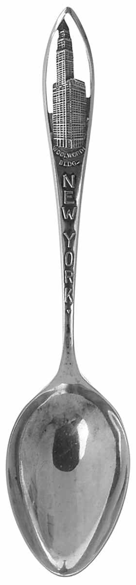 Sterling Souvenir Spoons Woolworth Bldg - No Box by Watson-1