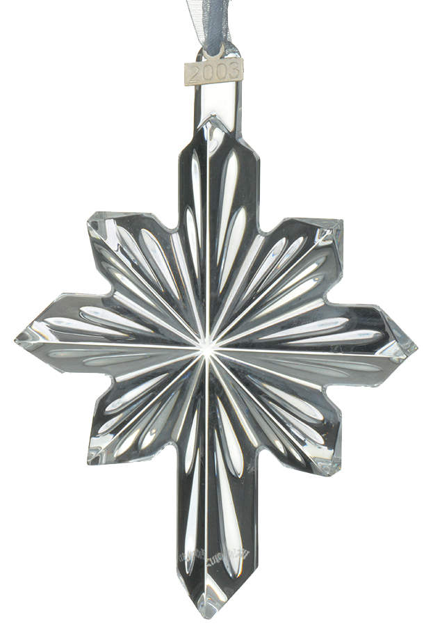 Crystal Star Ornament Star - No Box by Waterford Crystal-1