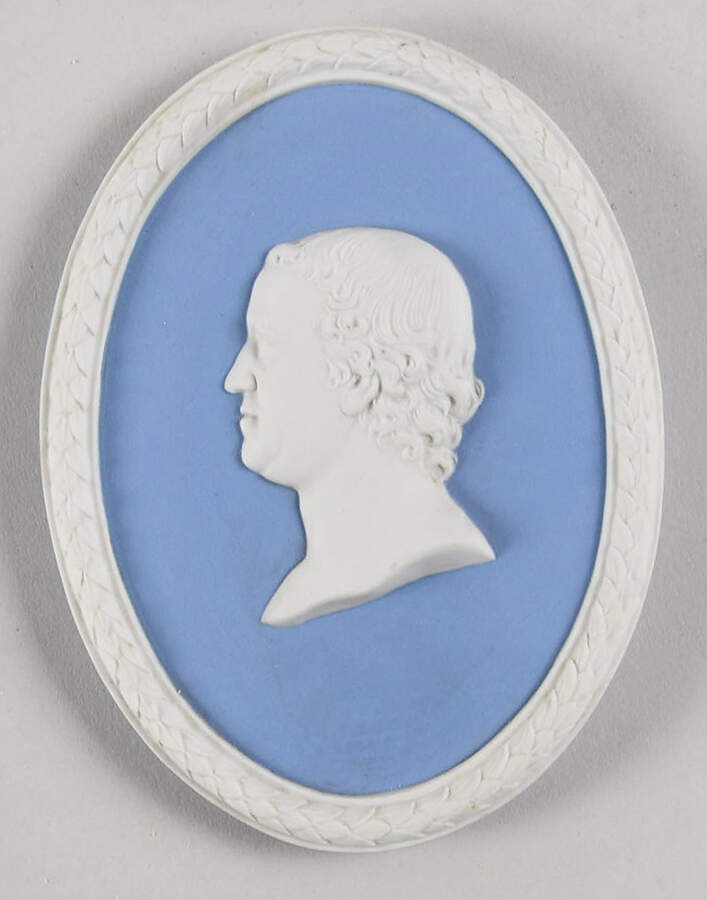 Jasperware Plaque-Personalities Josiah Wedgwood - No Box by Wedgwood-1