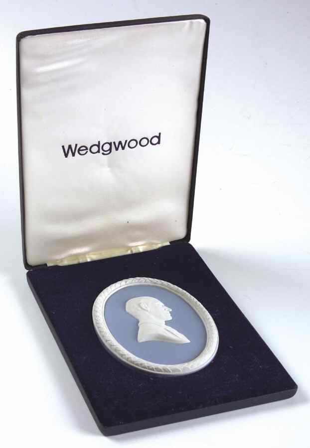 Jasperware Plaque-Personalities The Duke Of Edinburgh - Boxed by Wedgwood-1