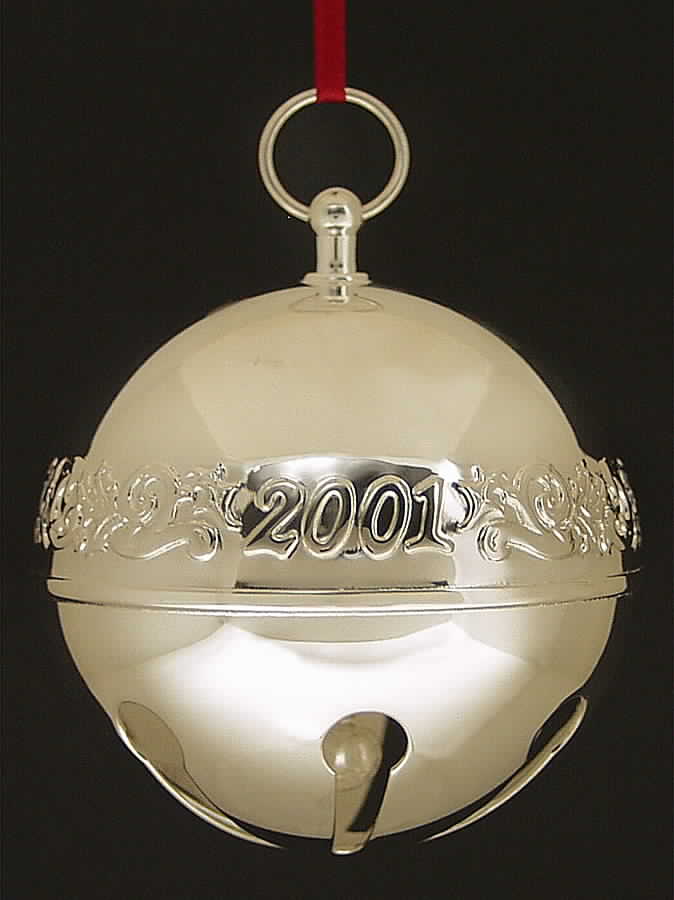 Wallace Christmas Ornament Lands End Sleigh Bell - Boxed by Wallace Silver-1