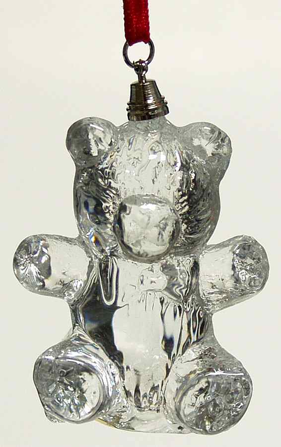 Wallace Christmas Ornament Teddy Bear - Boxed by Wallace Silver-1