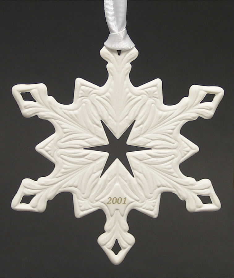 Jasperware Snowflake 2001 Annual - Boxed by Wedgwood-1