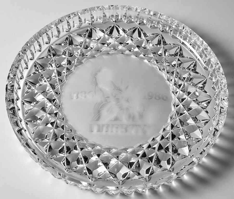 Waterford Plates Statue Of Liberty Centennial - With Box by Waterford Crystal-1