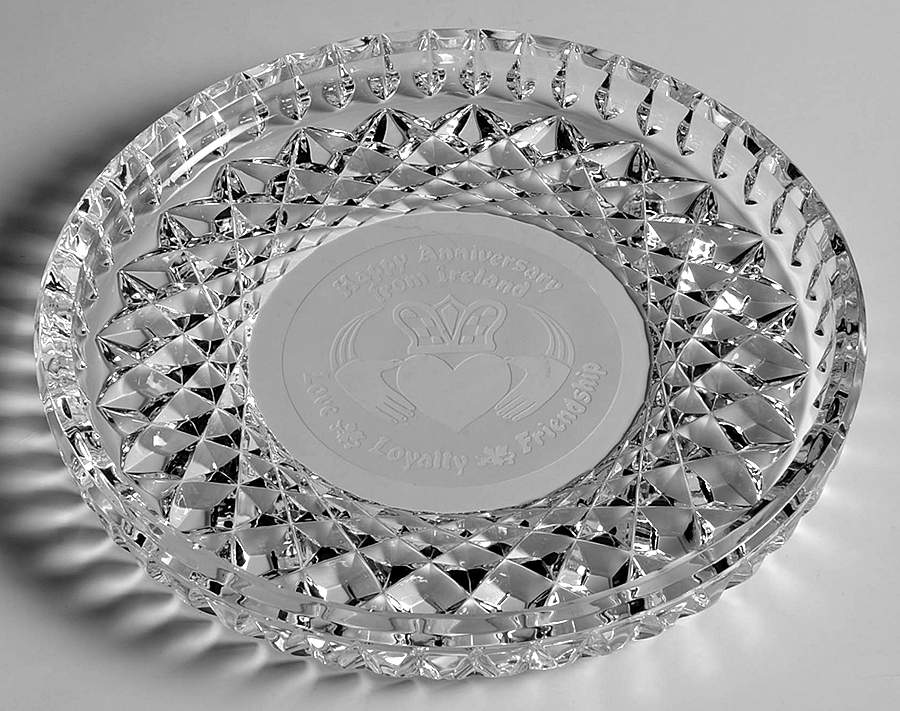 Waterford Plates Happy Anniversary - No Box by Waterford Crystal-1