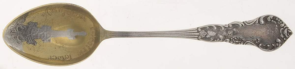 Sterling Souvenir Spoons California Electric Tower - No Box by Watson-1