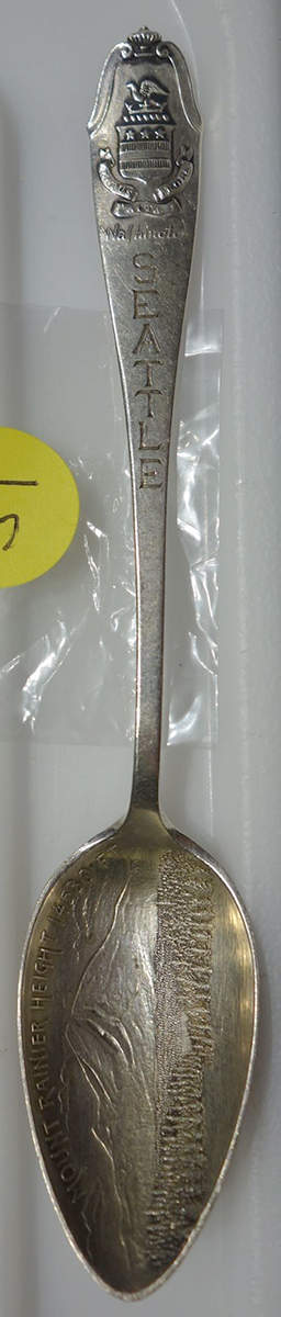 Sterling Souvenir Spoons Seattle Washington - No Box 42 by Watson-1