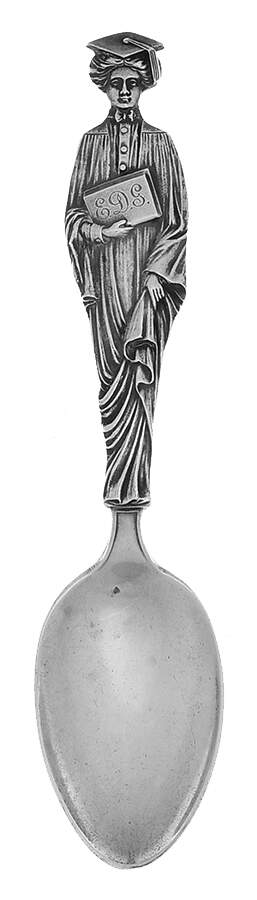 Sterling Souvenir Spoons Graduate - No Box by Watson-1