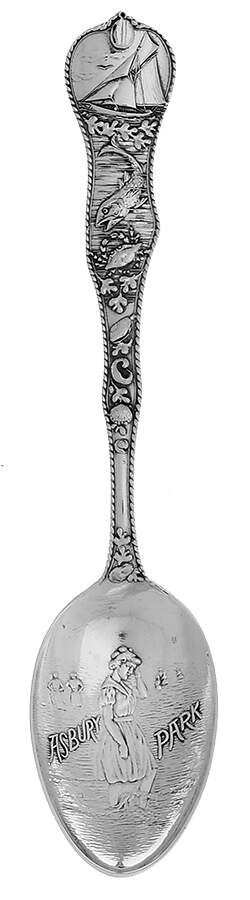 Sterling Souvenir Spoons Ashbury Park - No Box 60 by Watson-1
