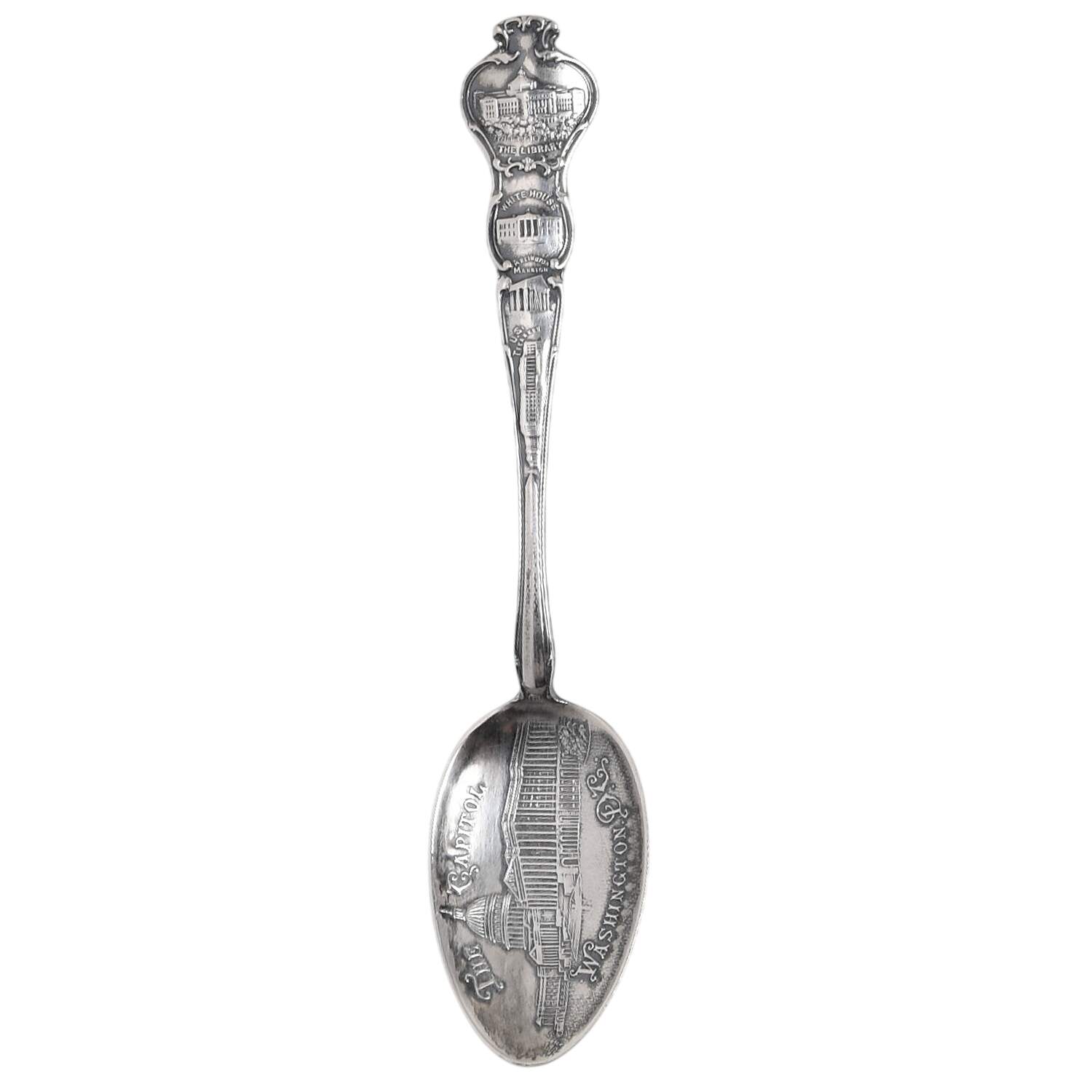 Sterling Souvenir Spoons Washington Dc-Capitol Building - No Box by Watson-1