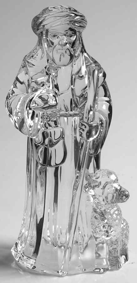 Marquis Nativity Shepherd With One Sheep - No Box by Waterford Crystal-1