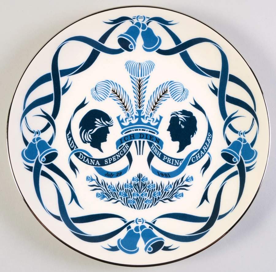 Wedgwood Royal Commemorative Giftware Charles & Diana Wedding Plate - Boxed by Wedgwood-1