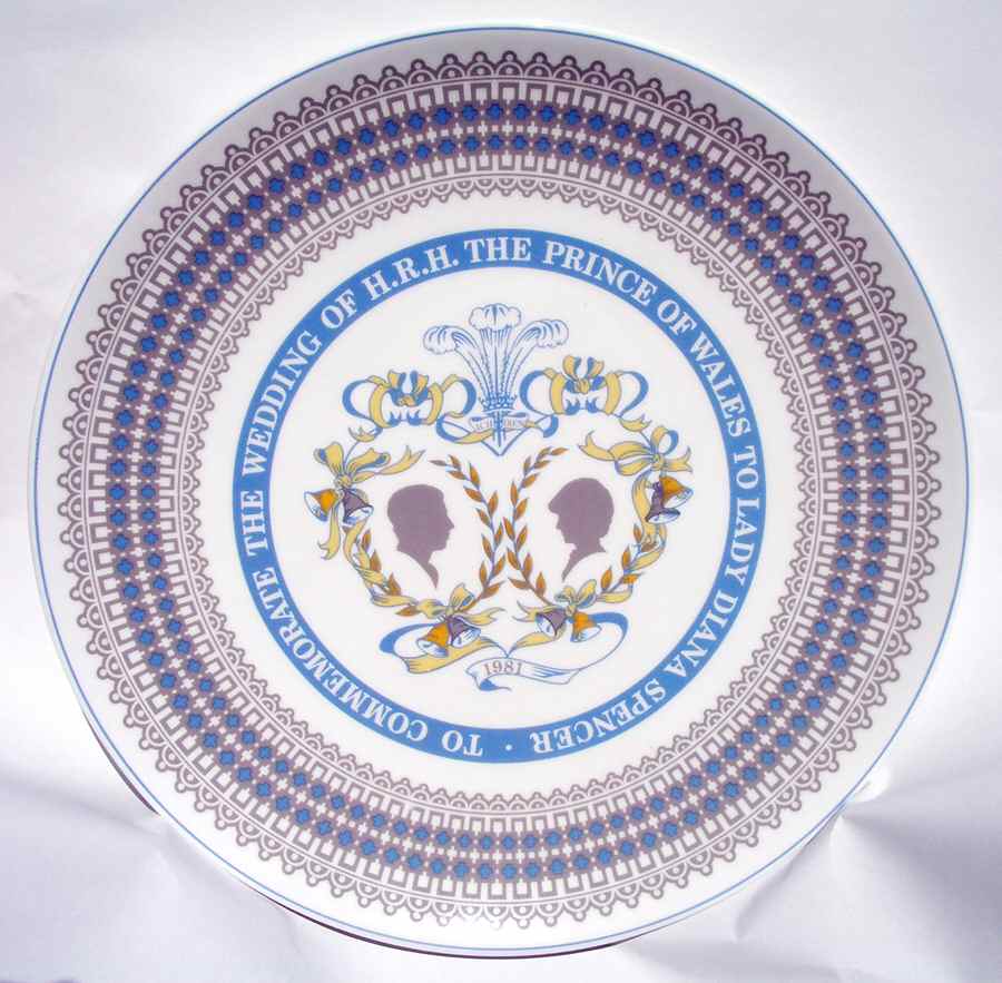 Wedgwood Royal Commemorative Giftware Charles & Diana Wedding Plate - No Box by Wedgwood-1