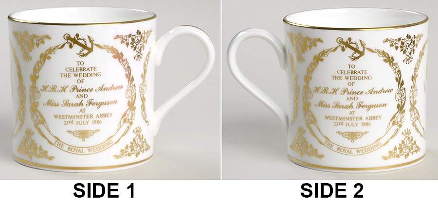 Wedgwood Royal Commemorative Giftware Andrew & Sarah Wedding Mug - No Box by Wedgwood-1